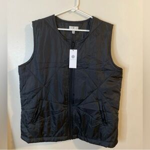 Socialite Black puffer Outerwear vest with side pockets